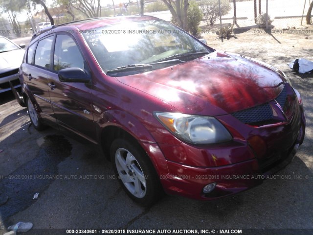 5Y2SL62823Z463165 - 2003 PONTIAC VIBE RED photo 1