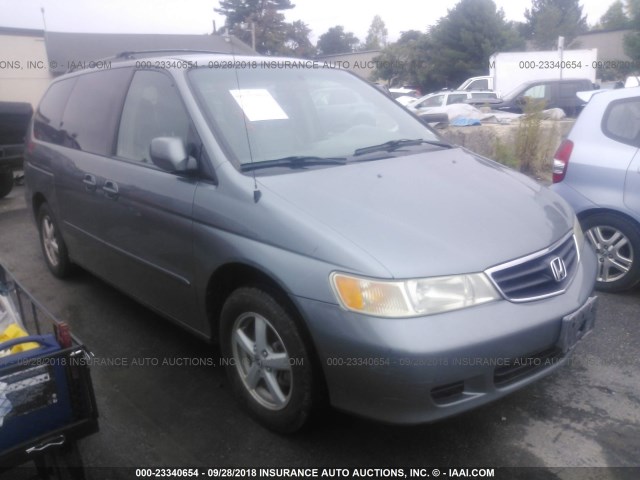 5FNRL18052B036439 - 2002 HONDA ODYSSEY EXL GRAY photo 1