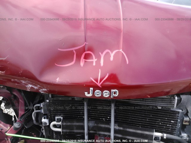 1J4GS48K16C191774 - 2006 JEEP GRAND CHEROKEE LAREDO/COLUMBIA/FREEDOM 红色 照片 10