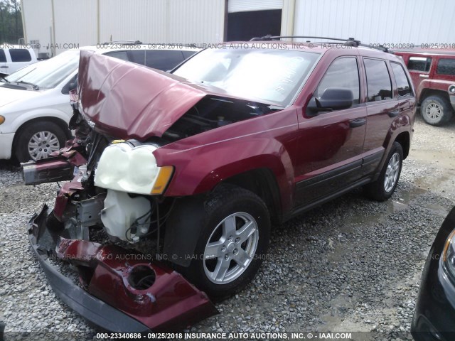 1J4GS48K16C191774 - 2006 JEEP GRAND CHEROKEE LAREDO/COLUMBIA/FREEDOM 红色 照片 2