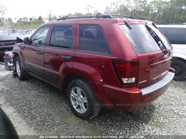 1J4GS48K16C191774 - 2006 JEEP GRAND CHEROKEE LAREDO/COLUMBIA/FREEDOM 红色 照片 3