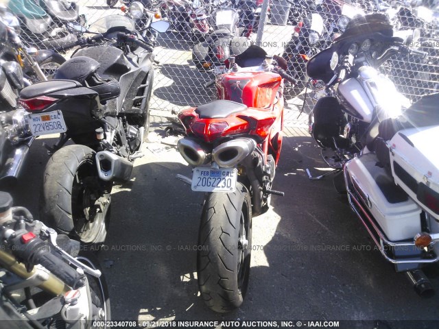 ZDM1XBMV9BB014203 - 2011 DUCATI 848 RED photo 6