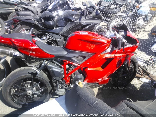 ZDM1XBMV9BB014203 - 2011 DUCATI 848 RED photo 8