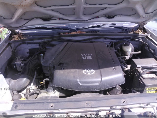 5TEUU42N48Z510210 - 2008 TOYOTA TACOMA ACCESS CAB Silber Foto 10