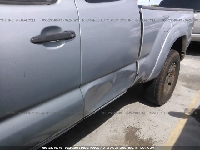 5TEUU42N48Z510210 - 2008 TOYOTA TACOMA ACCESS CAB SILVER photo 6