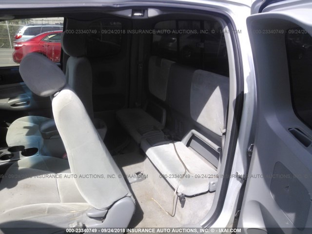 5TEUU42N48Z510210 - 2008 TOYOTA TACOMA ACCESS CAB Silber Foto 8