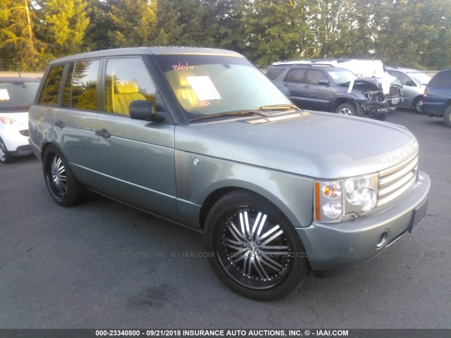 SALMF11484A169392 - 2004 LAND ROVER RANGE ROVER HSE GRAY photo 1