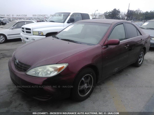4T1BE32K84U344356 - 2004 TOYOTA CAMRY LE/XLE/SE Qırmızı foto 2