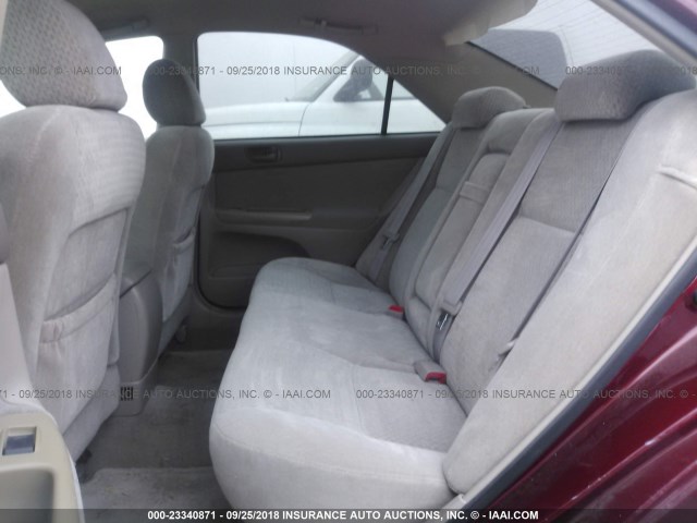 4T1BE32K84U344356 - 2004 TOYOTA CAMRY LE/XLE/SE Qırmızı foto 8