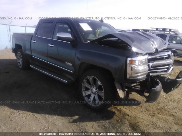 3GCUKTEJ3JG141687 - 2018 CHEVROLET SILVERADO K1500 HIGH COUNTRY GRAY photo 1