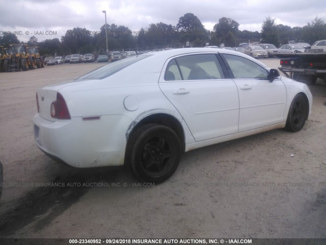 1G1ZB5EB5AF170998 - 2010 CHEVROLET MALIBU LS Ağ foto 4