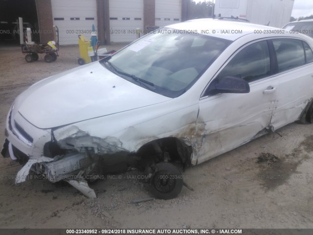 1G1ZB5EB5AF170998 - 2010 CHEVROLET MALIBU LS Ağ foto 6