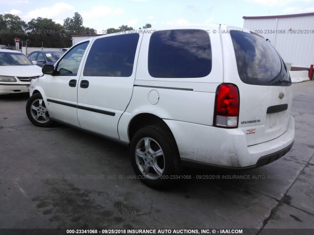 1GNDV23168D147194 - 2008 CHEVROLET UPLANDER LS WHITE photo 3