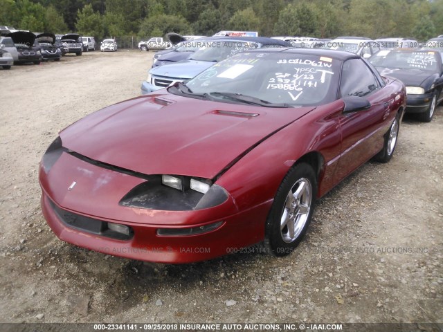 2G1FP22K2V2158886 - 1997 CHEVROLET CAMARO RS BURGUNDY photo 2