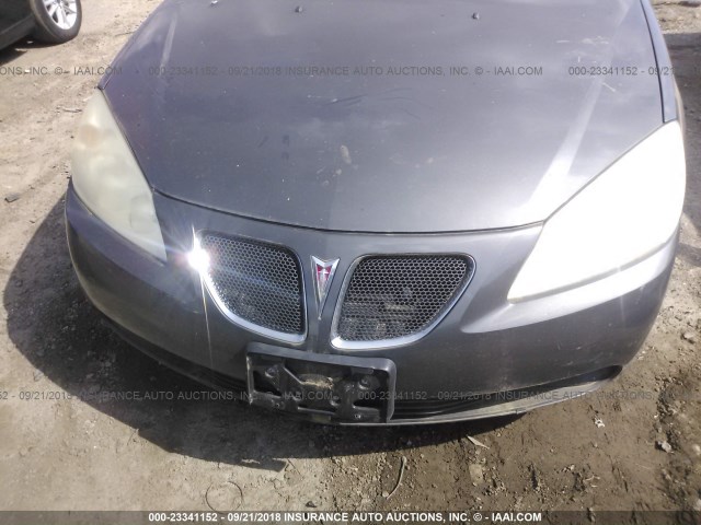 1G2ZH158264176851 - 2006 PONTIAC G6 GT GRAY photo 6