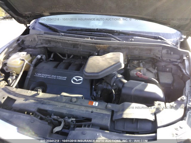 JM3TB38V580144980 - 2008 MAZDA CX-9 PURPLE photo 10