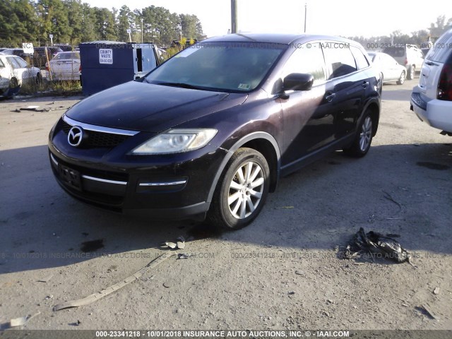 JM3TB38V580144980 - 2008 MAZDA CX-9 PURPLE photo 2