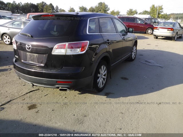 JM3TB38V580144980 - 2008 MAZDA CX-9 PURPLE photo 4