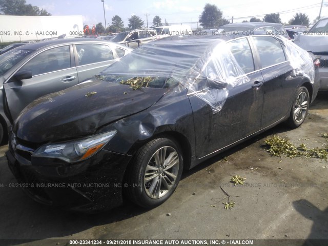 4T1BF1FK7FU067746 - 2015 TOYOTA CAMRY LE/XLE/SE/XSE BLACK photo 6