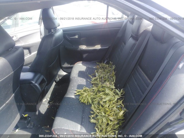 4T1BF1FK7FU067746 - 2015 TOYOTA CAMRY LE/XLE/SE/XSE BLACK photo 8