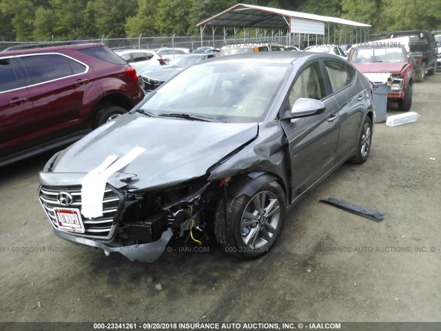 5NPD84LF0JH378227 - 2018 HYUNDAI ELANTRA SEL/VALUE/LIMITED GRAY photo 6