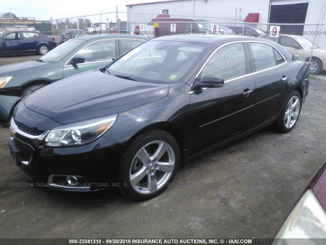 1G11G5SX2FF135857 - 2015 CHEVROLET MALIBU LTZ 黑色 照片 2