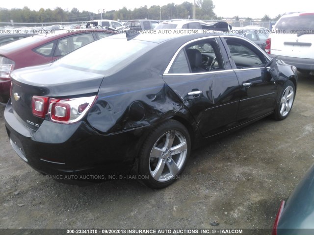 1G11G5SX2FF135857 - 2015 CHEVROLET MALIBU LTZ 黑色 照片 4