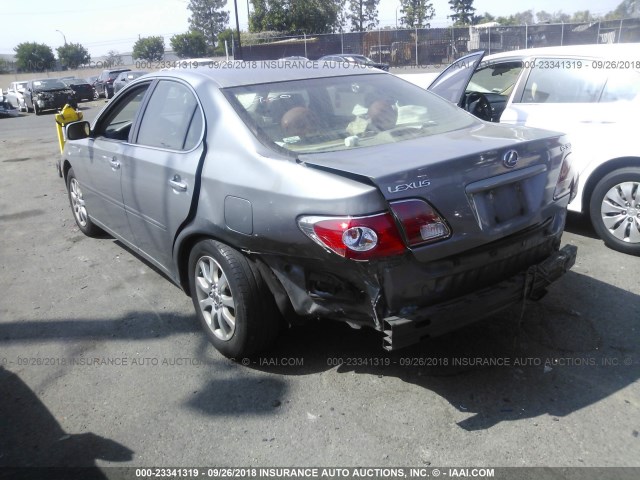 JTHBF30G020030056 - 2002 LEXUS ES 300 GRAY photo 3