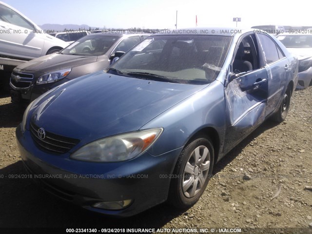 4T1BE32KX3U783959 - 2003 TOYOTA CAMRY LE/XLE/SE Көк фото 2