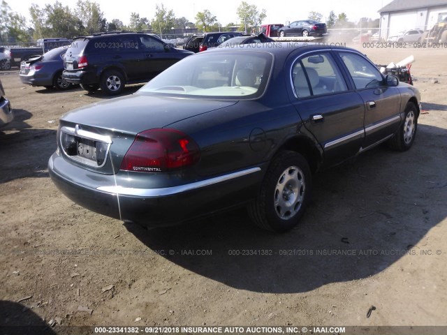 1LNHM97VX2Y627253 - 2002 LINCOLN CONTINENTAL  GREEN photo 4