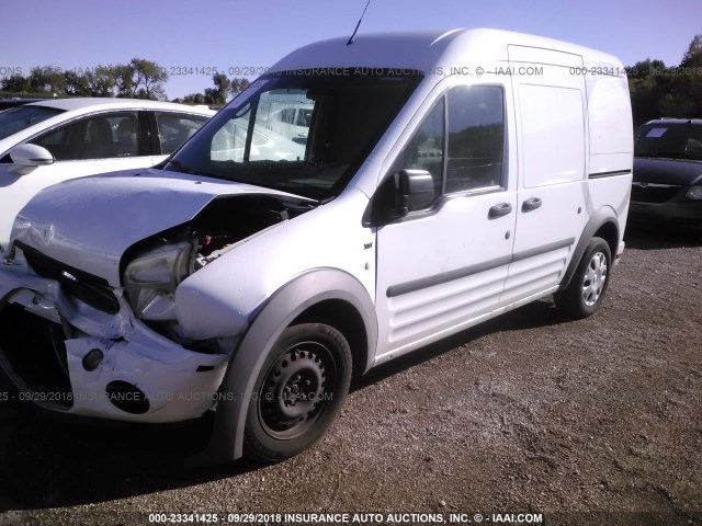 NM0LS7DN8AT016014 - 2010 FORD TRANSIT CONNECT XLT WHITE photo 2