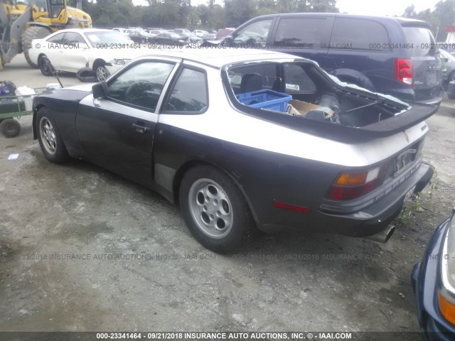 WP0AA0946FN472917 - 1985 PORSCHE 944 SILVER photo 3