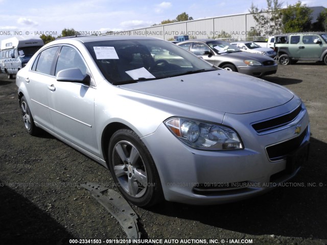 1G1ZC5E13BF358795 - 2011 CHEVROLET MALIBU 1LT SILVER photo 1