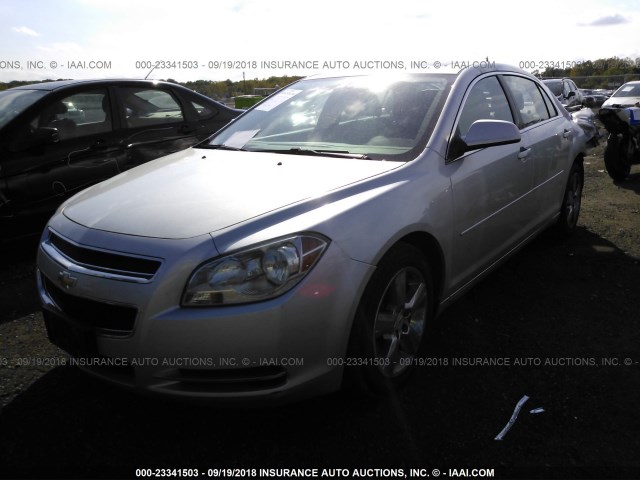 1G1ZC5E13BF358795 - 2011 CHEVROLET MALIBU 1LT SILVER photo 2