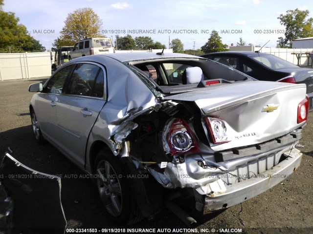 1G1ZC5E13BF358795 - 2011 CHEVROLET MALIBU 1LT SILVER photo 3