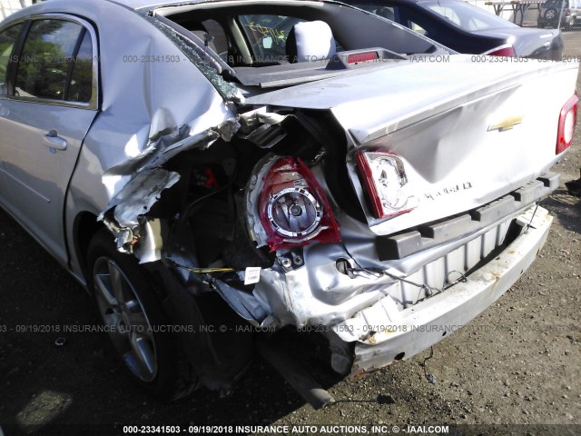 1G1ZC5E13BF358795 - 2011 CHEVROLET MALIBU 1LT SILVER photo 6