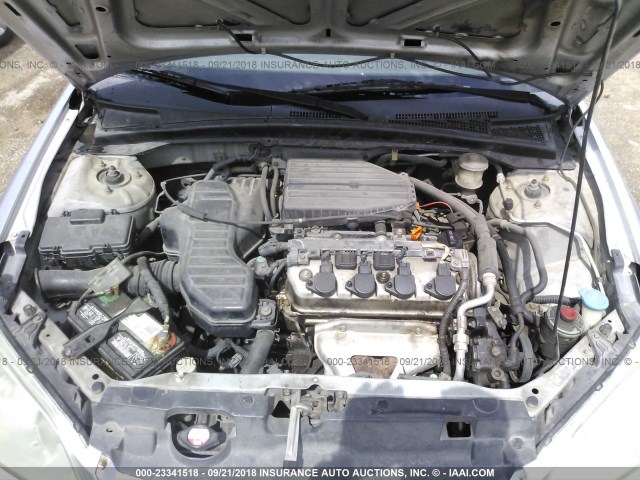 2HGES16374H628938 - 2004 HONDA CIVIC DX VP Gümüş foto 10