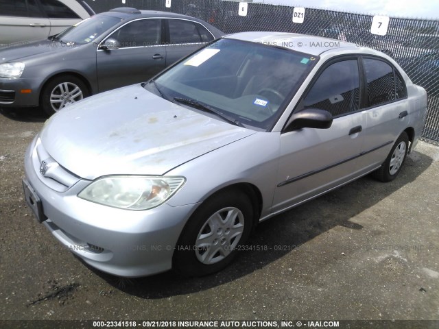 2HGES16374H628938 - 2004 HONDA CIVIC DX VP Gümüş foto 2
