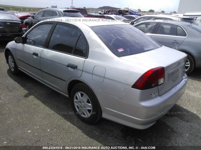 2HGES16374H628938 - 2004 HONDA CIVIC DX VP Gümüş foto 3