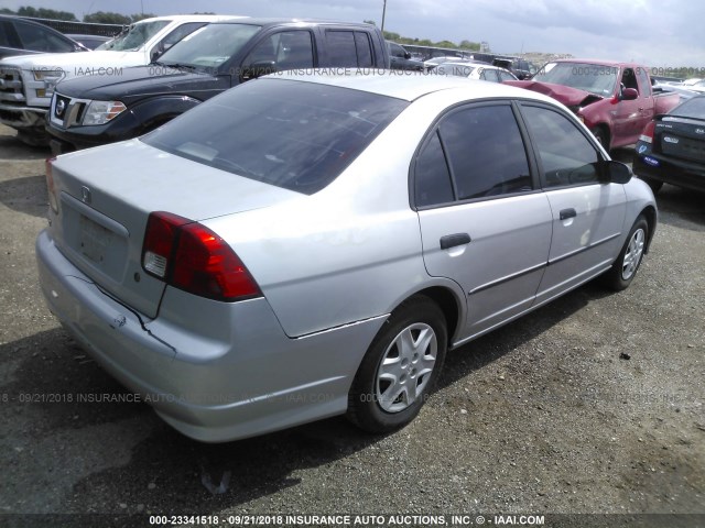 2HGES16374H628938 - 2004 HONDA CIVIC DX VP Gümüş foto 4