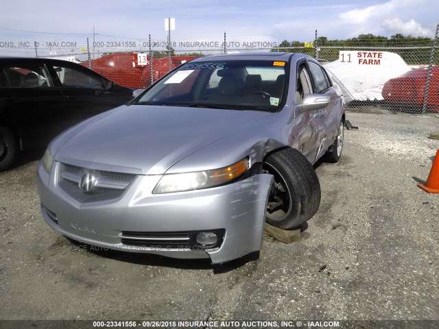 19UUA66218A056515 - 2008 ACURA TL SILVER photo 2