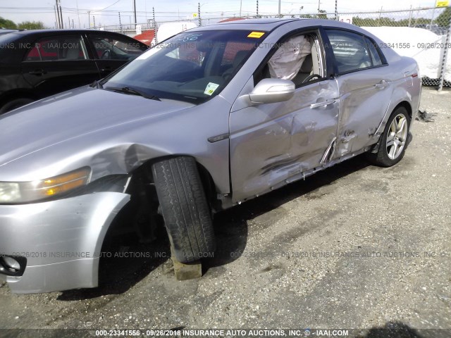 19UUA66218A056515 - 2008 ACURA TL SILVER photo 6