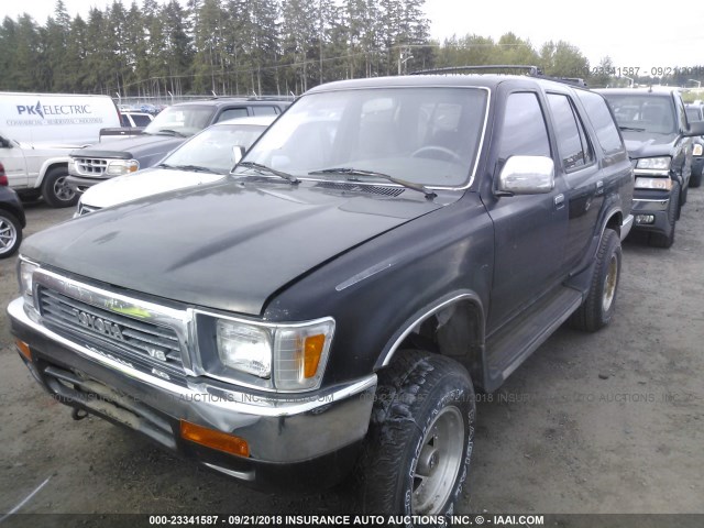 JT3VN39W3L0017433 - 1990 TOYOTA 4RUNNER VN39 SR5 BLACK photo 2