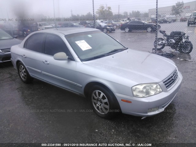 KNAGD126015036198 - 2001 KIA OPTIMA MAGENTIS/LX/SE SILVER photo 1