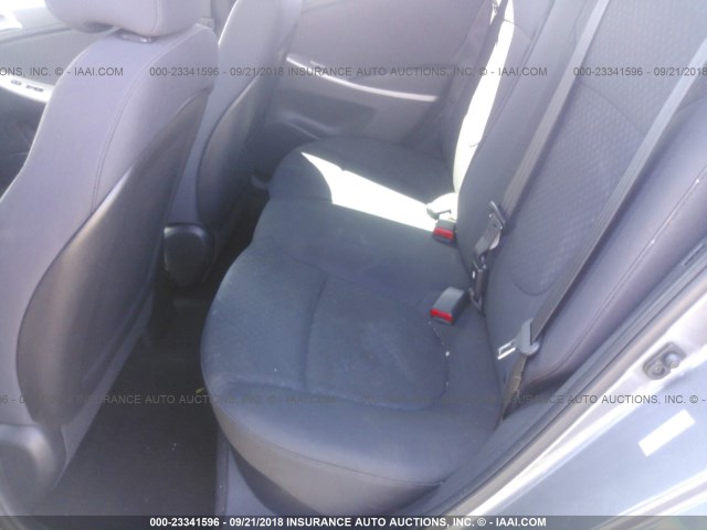 KMHCU5AE1DU132154 - 2013 HYUNDAI ACCENT GLS/SE GRAY photo 8