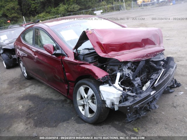 5NPDH4AE4DH335637 - 2013 HYUNDAI ELANTRA GLS/LIMITED RED photo 1