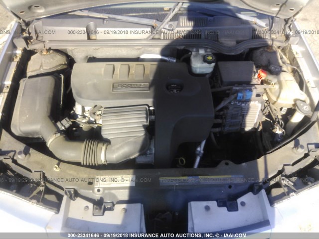 1G8AJ58F17Z140095 - 2007 SATURN ION LEVEL 2 银色 照片 10