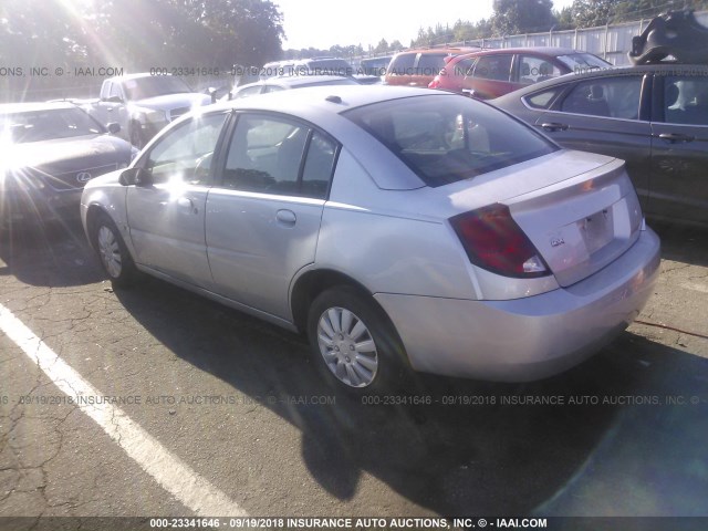 1G8AJ58F17Z140095 - 2007 SATURN ION LEVEL 2 银色 照片 3