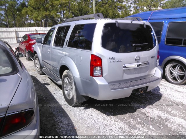 5N1AR1NN7BC610561 - 2011 NISSAN PATHFINDER S/LE/SE SILVER photo 3