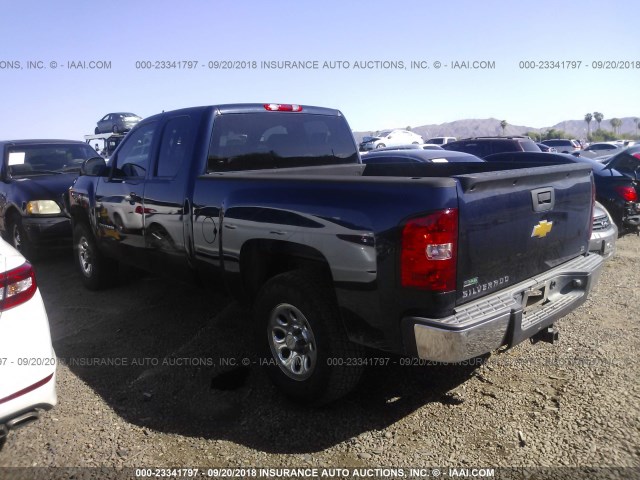 1GCRCREA5CZ244571 - 2012 CHEVROLET SILVERADO C1500  LS BLUE photo 3